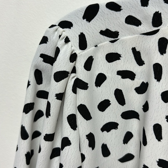MILEY + MOLLY Blouse for women usable in the office in black and white size M - Picture 5 of 10